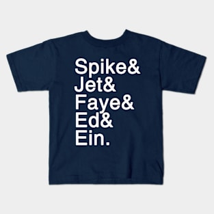 Cowboy Bebop Helvetica Kids T-Shirt